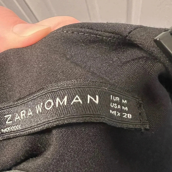 ZARA Women’s Peplum Jeweled Sleeveless Top Medium - Picture 5 of 6